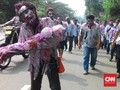 Ratusan 'Zombie' Korban PHK Pertamina Longmarch ke Istana
