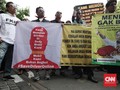 Demo Sopir Taksi Online, Massa 'Long March' ke Istana