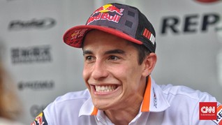Marquez Hindari Pertanyaan Soal Rossi di MotoGP Amerika