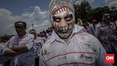 Awak mobil tangki Pertamina juga meminta pemberlakuan 8 jam kerja dan upah lembur. (CNN Indonesia/Adhi Wicaksono).