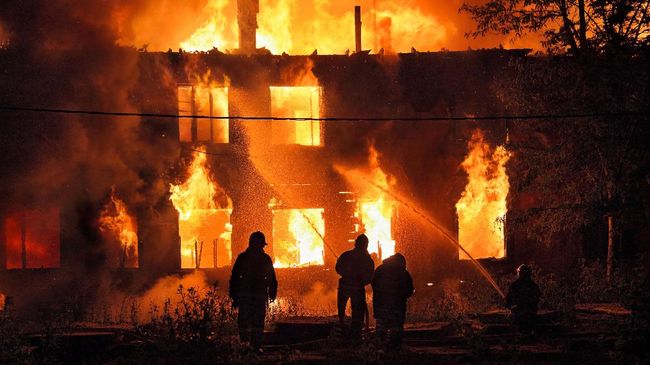 Gedung Dana Pensiun Malaysia Terbakar