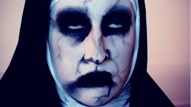 Foto: Seram, Ketika Hijabers Tampil dengan Kostum Halloween