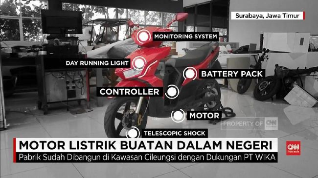 VIDEO Menengok Seberapa Gesit  Motor  Listrik  Lokal