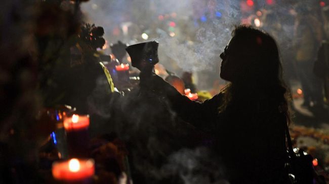 Pesta Kebangkitan Arwah Dua Malam di Meksiko