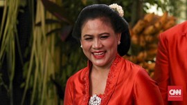 Iriana Jokowi Pilih Oranye 'Biar Cetar'