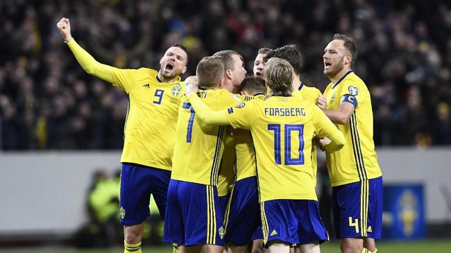 Swedia, Penakluk Italia di Fase Kualifikasi
