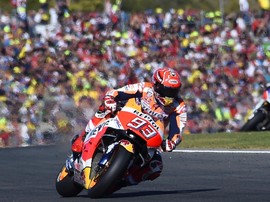 Marquez Dihukum Turun Tiga Posisi di Start MotoGP Amerika