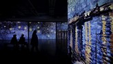 Karya-karya yang dipamerkan itu merupakan hasil Van Gogh di masa produktifnya, sekitar 1880 sampai 1890, sebelum ia meninggal di Perancis. Negeri itu banyak menginspirasinya. (REUTERS/Alkis Konstantinidis)