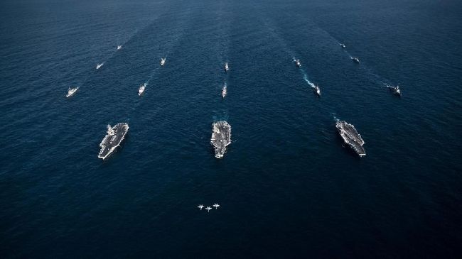 China Latihan Besar di LCS, AS Tak Mau Kalah