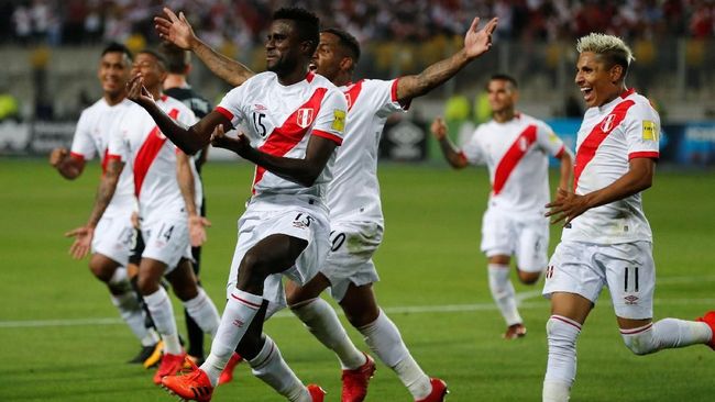 Peru Kembali Tampil di Piala Dunia Setelah 36 Tahun