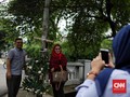 Tiang Lampu Setnov jadi Wisata Baru di Selatan Jakarta