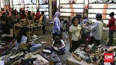 PT Matahari Department Store Tbk kembali akan menutup gerai ritel di pusat perbelanjaan Taman Anggrek, Jakarta Barat, per 3 Desember 2017. (CNN Indonesia/Hesti Rika)