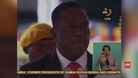 VIDEO: Mnangagwa Resmi Dilantik Jadi Presiden Baru Zimbabwe