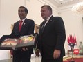 VIDEO: Jokowi Terima Album Metallica dari PM Denmark