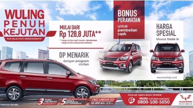 Wuling Confero Dibanderol Murah dengan Bekal Fitur Mumpuni