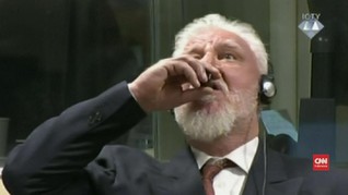 Penjahat Perang Slobodan Praljak Tewas Tenggak Racun Sianida