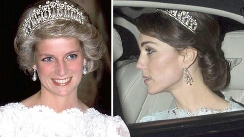 Kate Middleton Tampil Cantik Pakai Mahkota Kesayangan Putri Diana Kate Middleton Tampil Cantik Pakai Mahkota Kesayangan Putri Diana