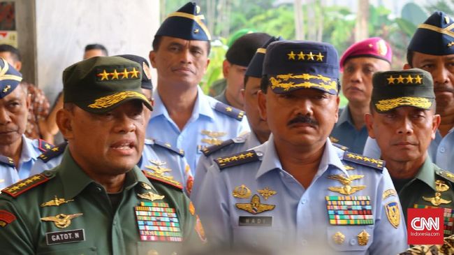 Jenderal Gatot Antar Marsekal Hadi Uji Kelayakan Panglima TNI