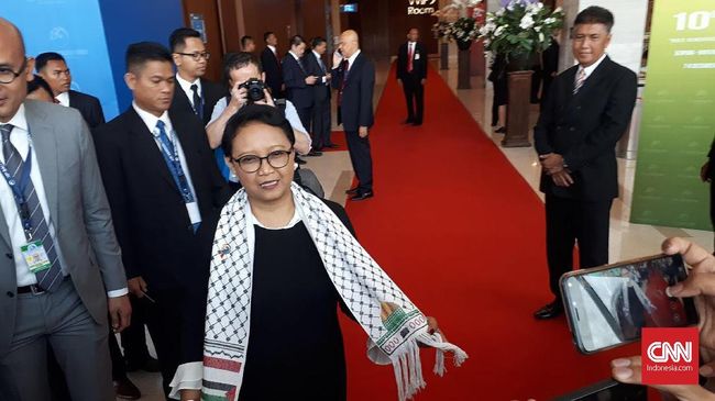 Menlu RI Temui Menlu Palestina Bahas soal Yerusalem