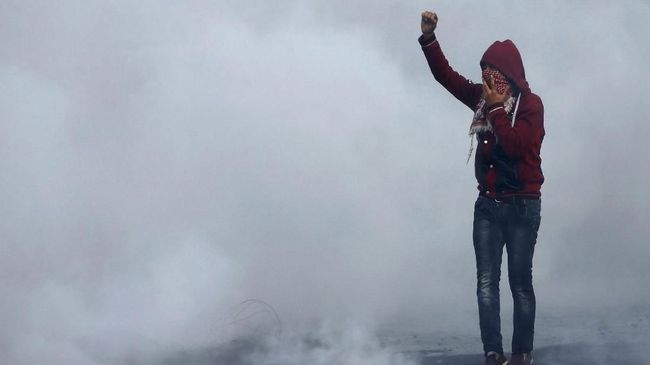 Protes di Jalur Gaza dan Tepi Barat Diwarnai Kekerasan