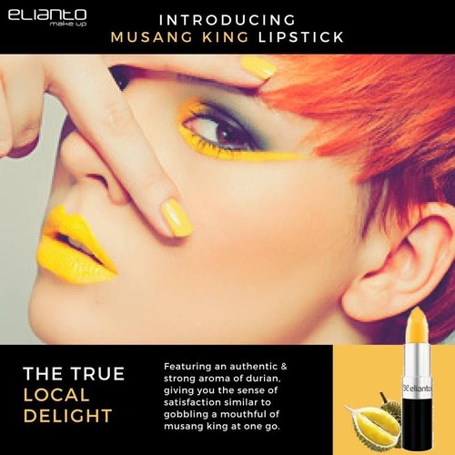 Lipstik Warna Kuning Ini Hadir dengan Rasa Durian, Mau Coba? Lipstik Warna Kuning Ini Hadir dengan Rasa Durian, Mau Coba?