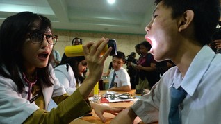 Kemenkes Sebut Tiup Terompet Berpotensi Tularkan Difteri