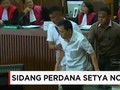 VIDEO: Setya Novanto Bergeming di Sidang Perdana