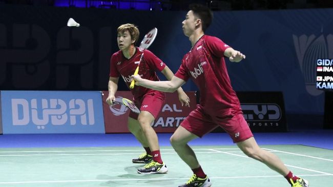 Kevin/Marcus Hampir Terpeleset di Perempat Final