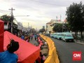 Tenda PKL Dibangun, Jalan Stasiun Tanah Abang Mulai Ditutup
