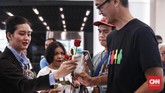 Keberangkatan pertama kereta bandara dari Stasiun Sudirman BNI City, akan dimulai pukul 3.40 pagi dan berakhir pukul 21.40 malam. Jakarta. Selasa, 26 Desember 2017.CNN Indonesia/Andry Novelino