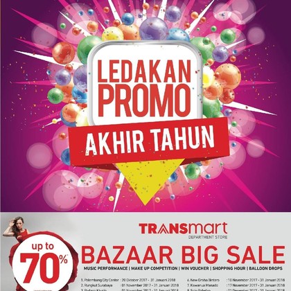 Ledakan Promo Akhir Tahun Produk Fashion di Transmart Carrefour Ledakan Promo Akhir Tahun Produk Fashion di Transmart Carrefour