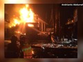 VIDEO: Truk Tangki Terbakar di SPBU Jagakarsa