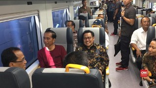 Jokowi Akui Undang Langsung Cak Imin di Peresmian KA Bandara