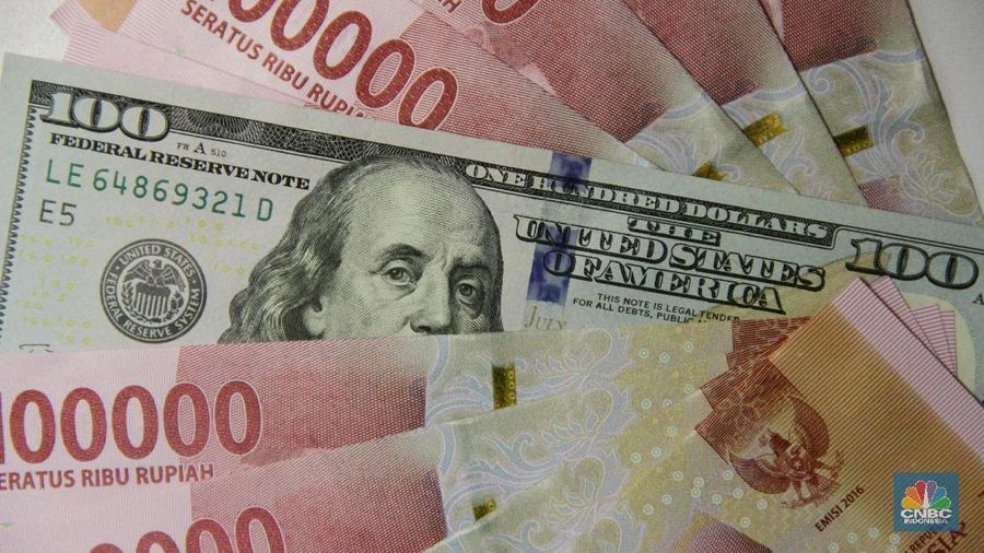 Ilustrasi Dollar Rupiah