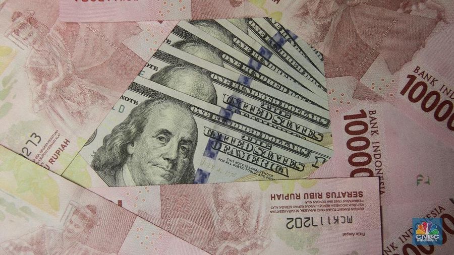 Nilai tukar rupiah terhadap dolar AS terus melemah.