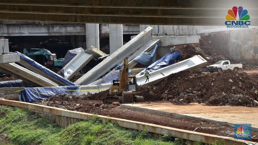 Berikut deretan peristiwa kecelakaan proyek yang ambruk