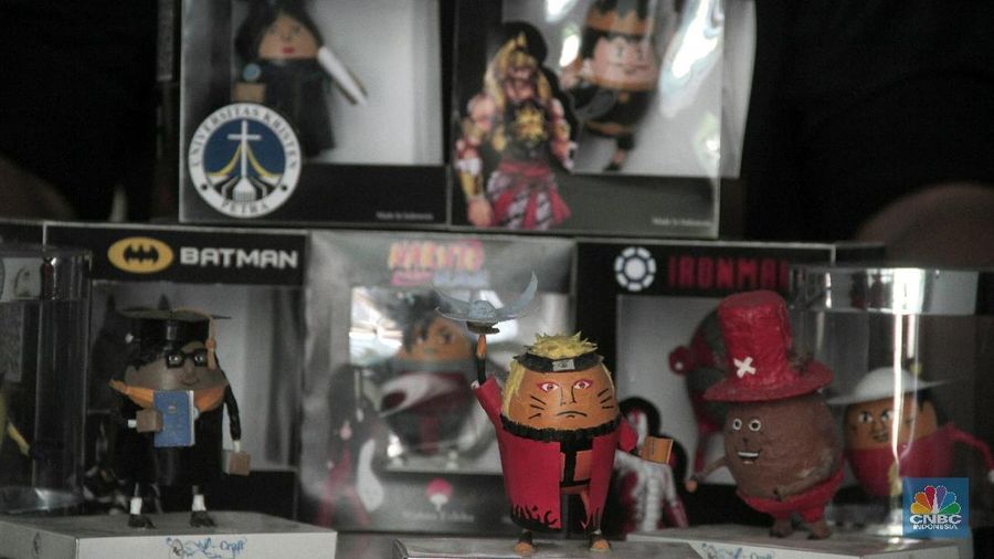 Action Figure dari Limbah Telur