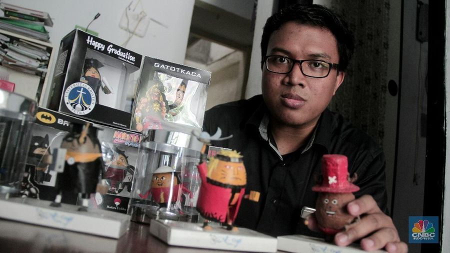 Action Figure dari Limbah Telur
