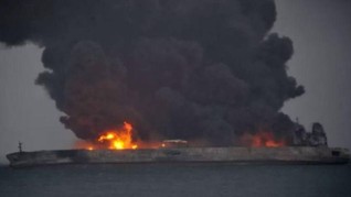 Kapal Tanker Terbakar di Perairan Hong Kong, Satu Awak Tewas