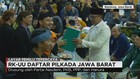 Ridwan Kamil - Uu Ruzhanul Ulum Resmi Daftar ke KPU Jabar
