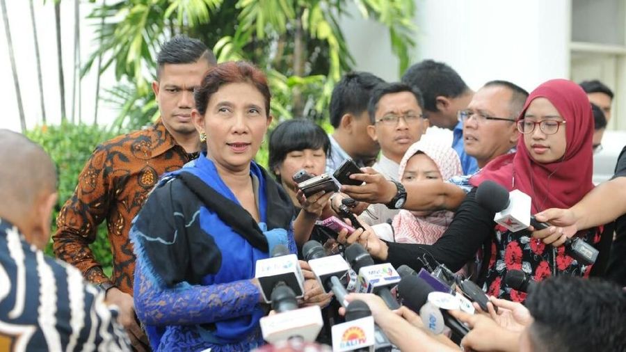 Susi membalas lewat akun twitternya @susipudjiastuti