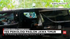 VIDEO: Dua Pasangan Cagub/Cawagub Jatim Jalani Tes Psikologi