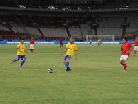 Jokowi Tonton Indonesia vs Islandia Sekaligus Resmikan GBK