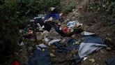 Abdullhai hanyalah satu dari ratusan imigran yang mempertaruhkan nyawanya melintasi dinginnya pegunungan Alpen pada Desember lalu demi mencapai tanah impian mereka di Perancis. (Reuters/Siegfried Modola)