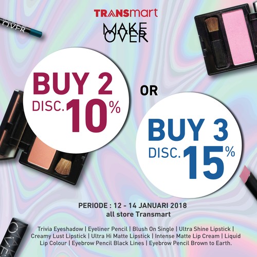 Akhir Minggu Makin Cantik dengan Promo Makeup di Transmart Akhir Minggu Makin Cantik dengan Promo Makeup di Transmart