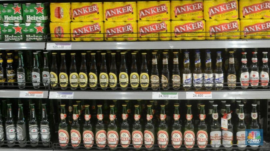 enerimaan yang berasal dari minuman mengandung ethil alkohol (MMEA) menjadi satu dari jenis penerimaan yang tak capai target.
