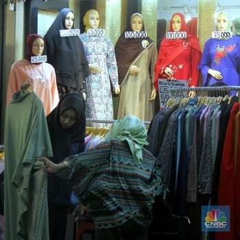 Pedagang Busana Muslim Diuntungkan Maraknya Reseller Online