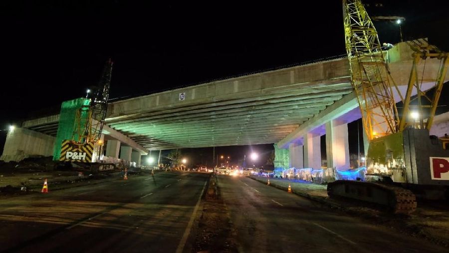 Proyek jalan tol ini terhubung dengan tol Gempol-Pandaan