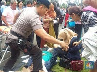 Korban Luka Berjatuhan Setelah Lantai Gedung BEI Ambruk