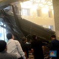 Begini Kondisi Ambruknya Koridor Lantai 1 Tower 2 Gedung BEI